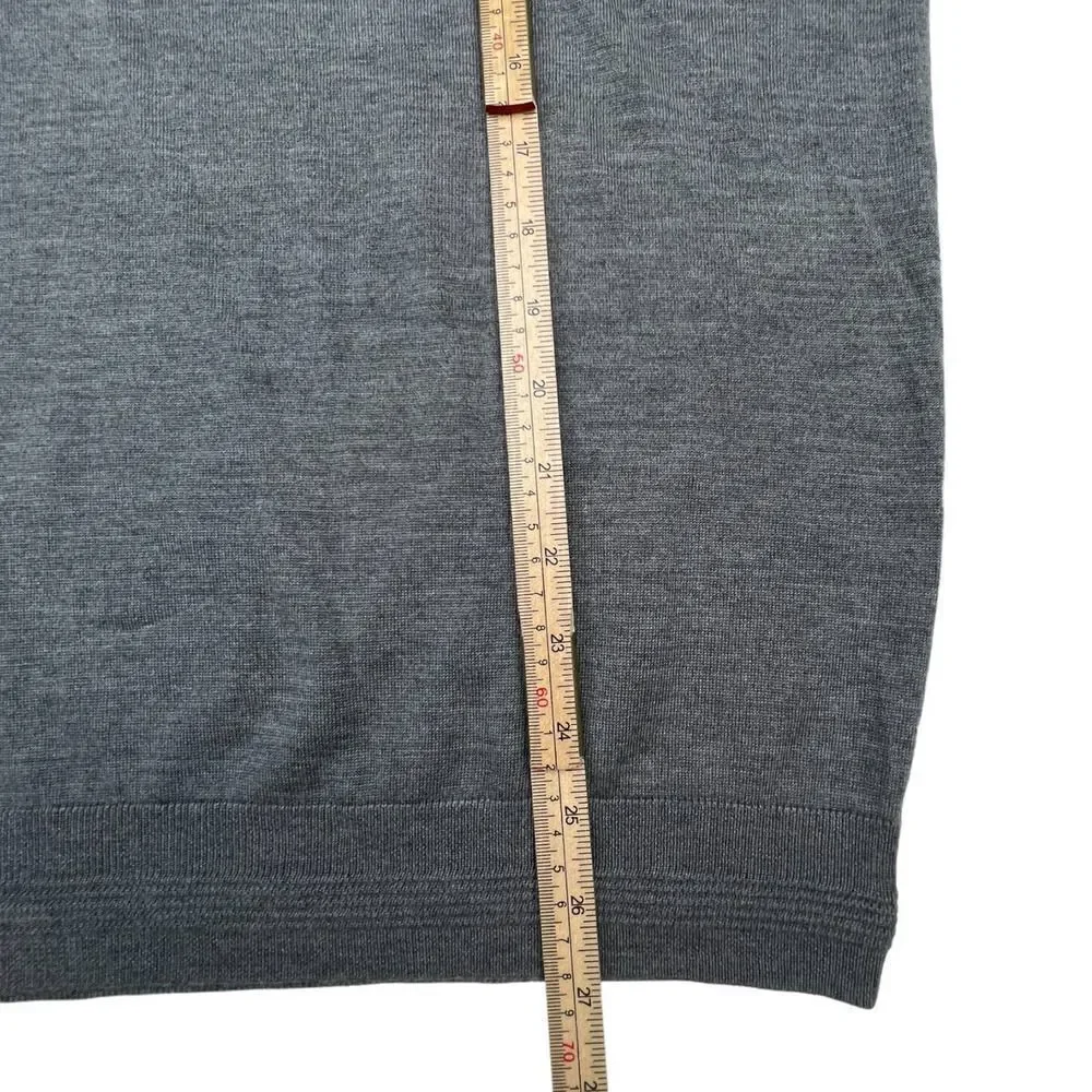 Dylan Gray Men Grey Crewneck Long-Sleeve Classic Sweatshirt Sweater US L